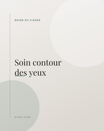 [DEMO-004] Soin contour des yeux